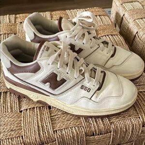 OG Men’s New Balance 550 Aime León Dore Brown Sneakers Classic Sz 8